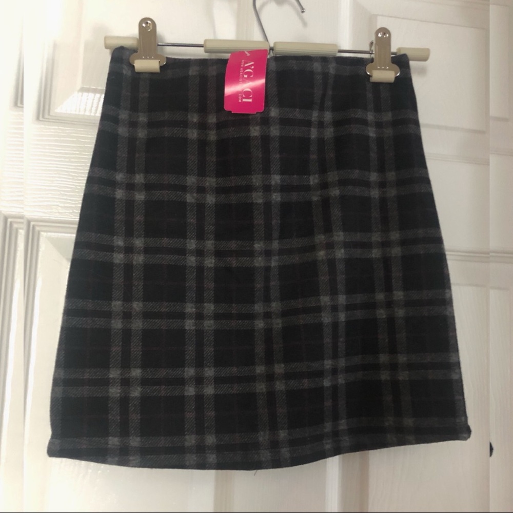 Plaid Mini Skirt